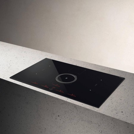 Индукционная варочная панель со встроенной вытяжкой Elica NikolaTesla  SWITCH BL/F/83 А-3